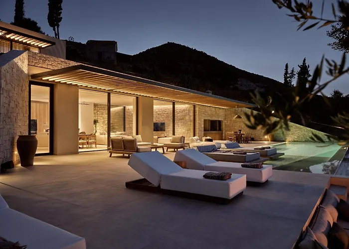 Villa Esthesis Beachfront Villas, With Heated Pool, By Thinkvilla Alykes (Zakynthos)