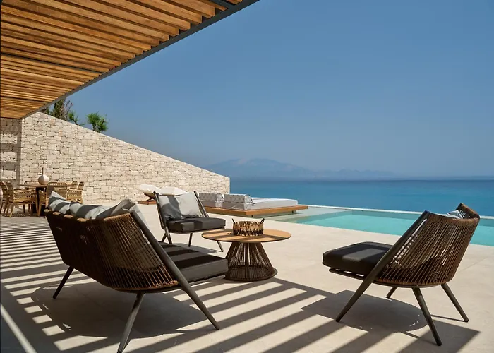Esthesis Beachfront Villas, With Heated Pool, By Thinkvilla Alykes (Zakynthos)